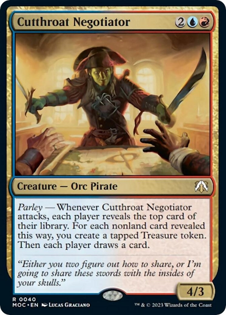 Image for Cutthroat Negotiator (40) (MOC) - Magic: The Gathering