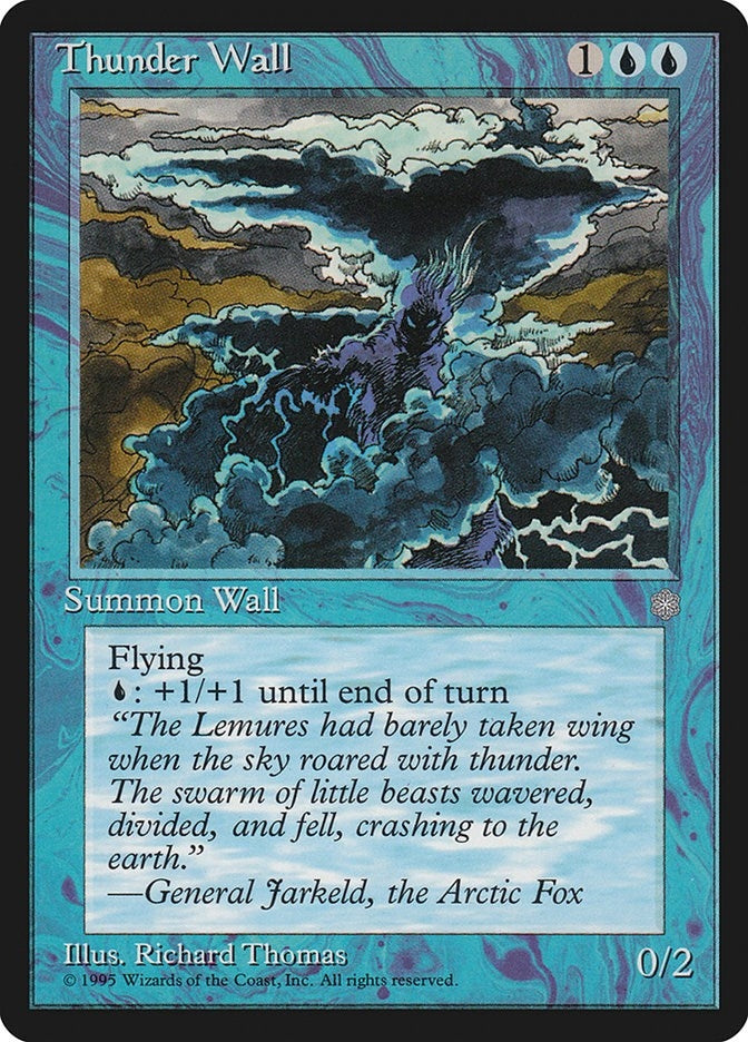 Image for Thunder Wall (ICE) - Magic: The Gathering