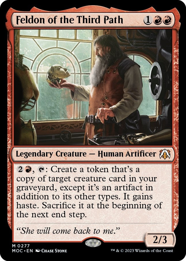 Image for Feldon of the Third Path (277) (MOC) - Magic: The Gathering