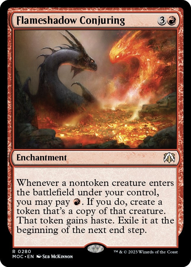 Image for Flameshadow Conjuring (280) (MOC) - Magic: The Gathering