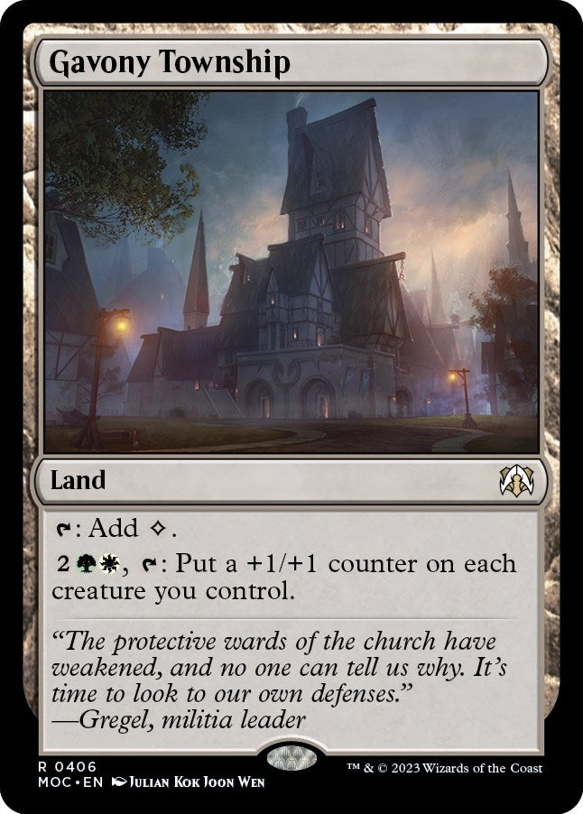 Image for Gavony Township (406) (MOC) - Magic: The Gathering