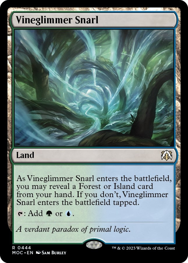 Image for Vineglimmer Snarl (444) (MOC) - Magic: The Gathering