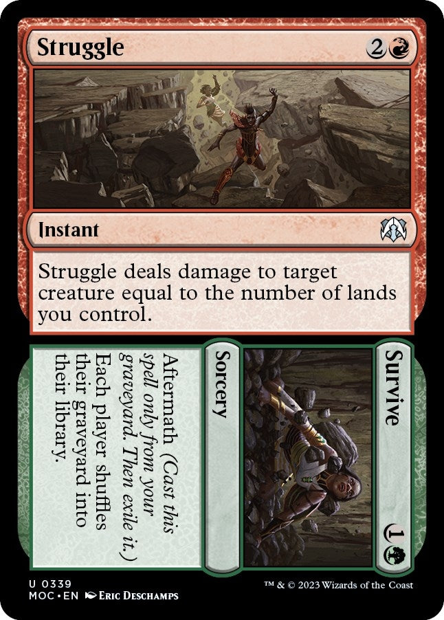 Image for Struggle // Survive (339) (MOC) - Magic: The Gathering