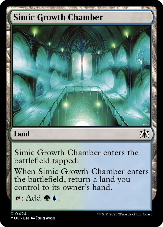 Image for Simic Growth Chamber (424) (MOC) - Magic: The Gathering