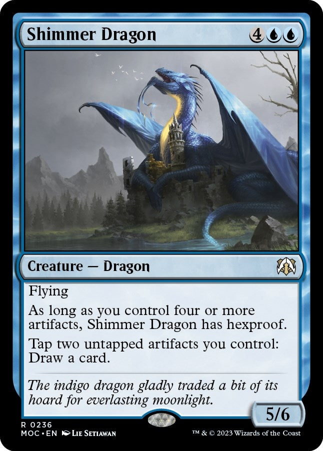 Image for Shimmer Dragon (236) (MOC) - Magic: The Gathering