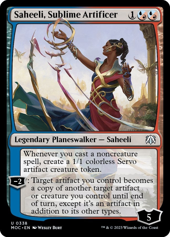 Image for Saheeli, Sublime Artificer (338) (MOC) - Magic: The Gathering
