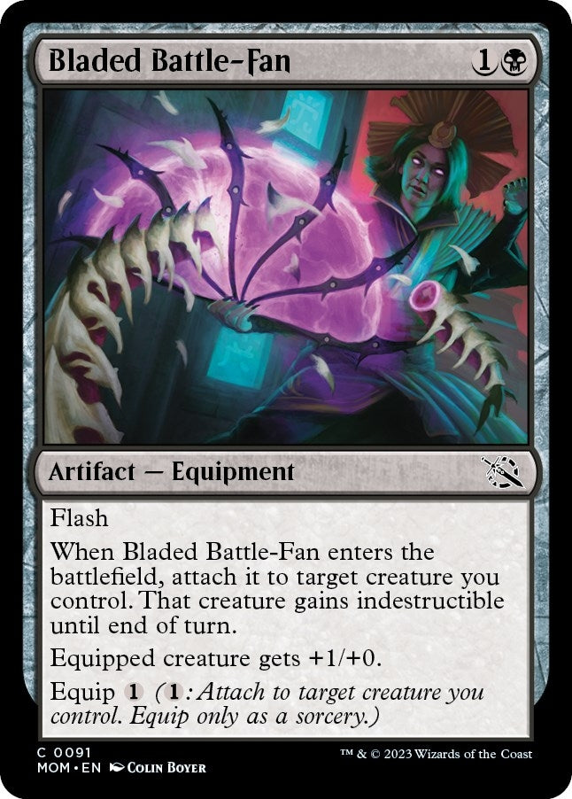 Image for Bladed Battle-Fan (91) (MOM) - Magic: The Gathering