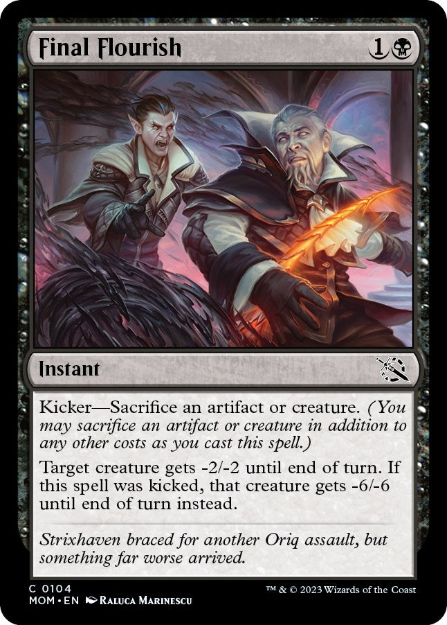 Image for Final Flourish (104) (MOM) - Magic: The Gathering