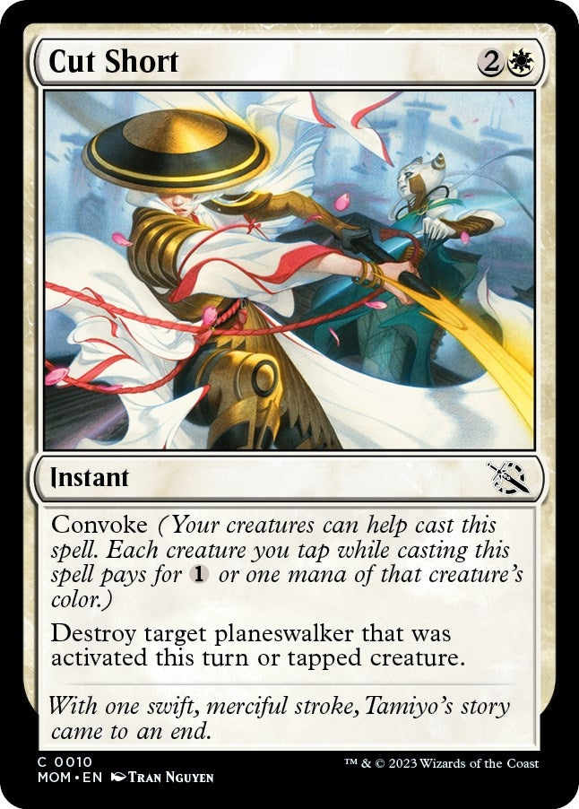 Image for Cut Short (10) (MOM) - Magic: The Gathering