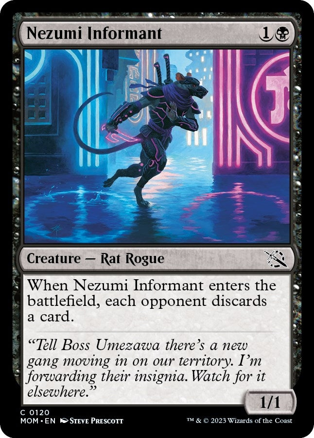 Image for Nezumi Informant (120) (MOM) - Magic: The Gathering