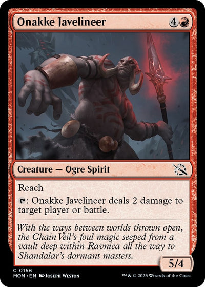 Onakke Javelineer (156) (MOM)