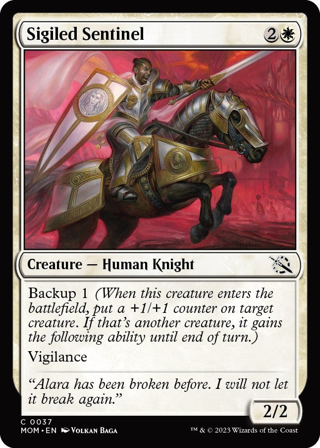 Image for Sigiled Sentinel (37) (MOM) - Magic: The Gathering