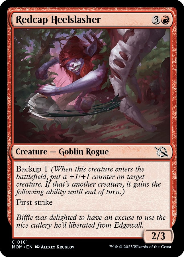 Image for Redcap Heelslasher (161) (MOM) - Magic: The Gathering