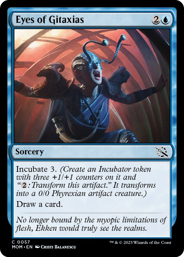 Image for Eyes of Gitaxias (57) (MOM) - Magic: The Gathering
