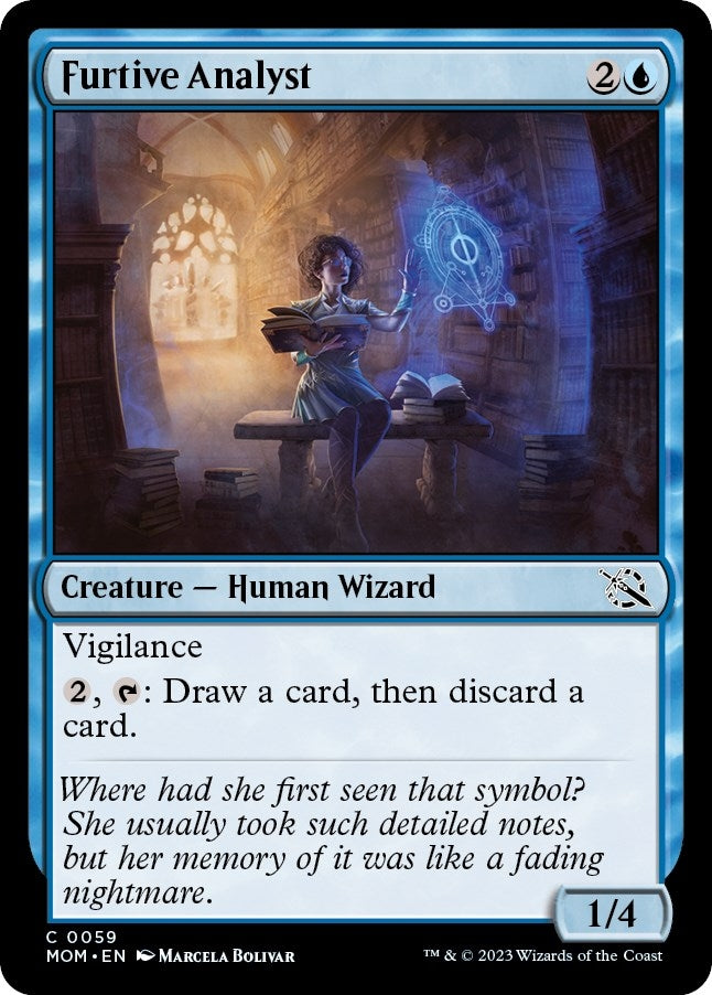 Image for Furtive Analyst (59) (MOM) - Magic: The Gathering