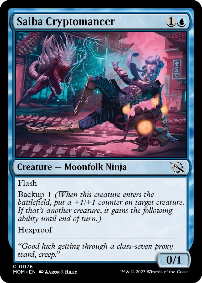 Image for Saiba Cryptomancer (76) (MOM) - Magic: The Gathering