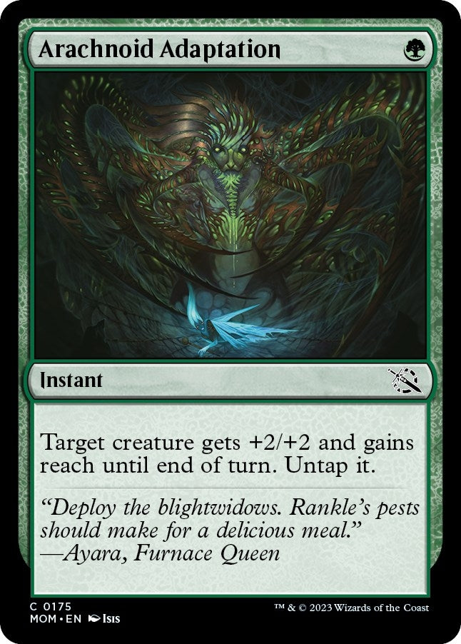 Image for Arachnoid Adaptation (175) (MOM) - Magic: The Gathering