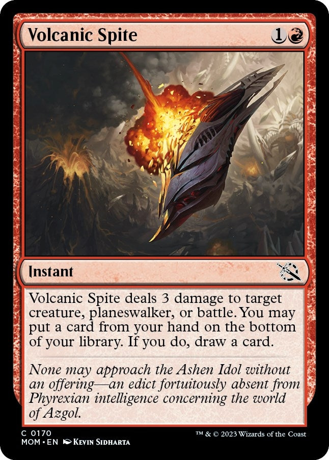 Image for Volcanic Spite (170) (MOM) - Magic: The Gathering