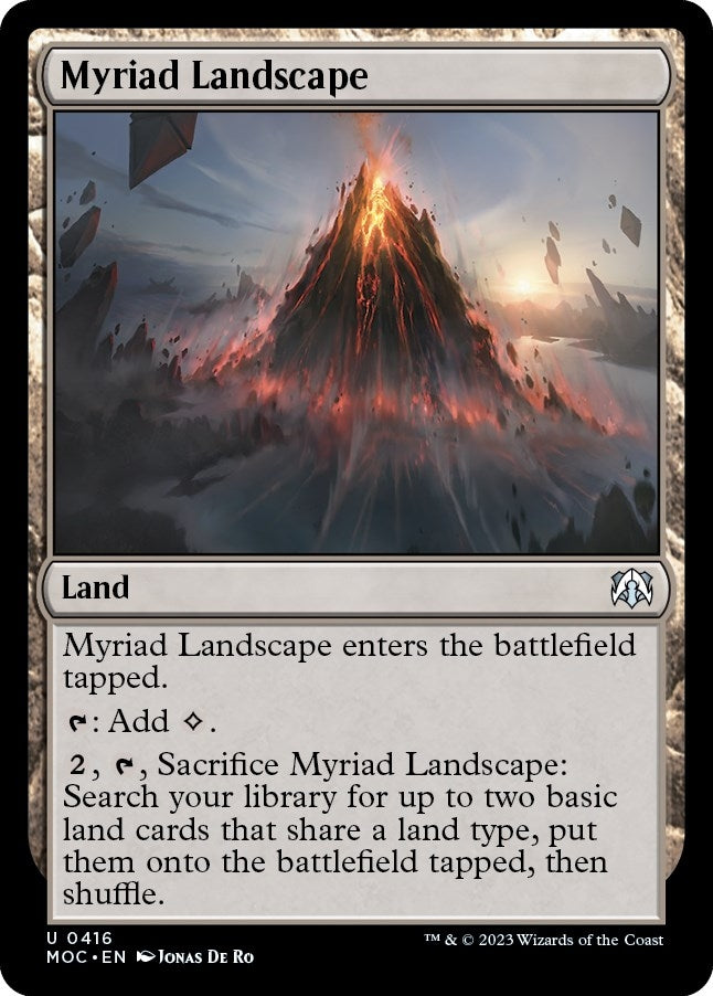 Image for Myriad Landscape (416) (MOC) - Magic: The Gathering