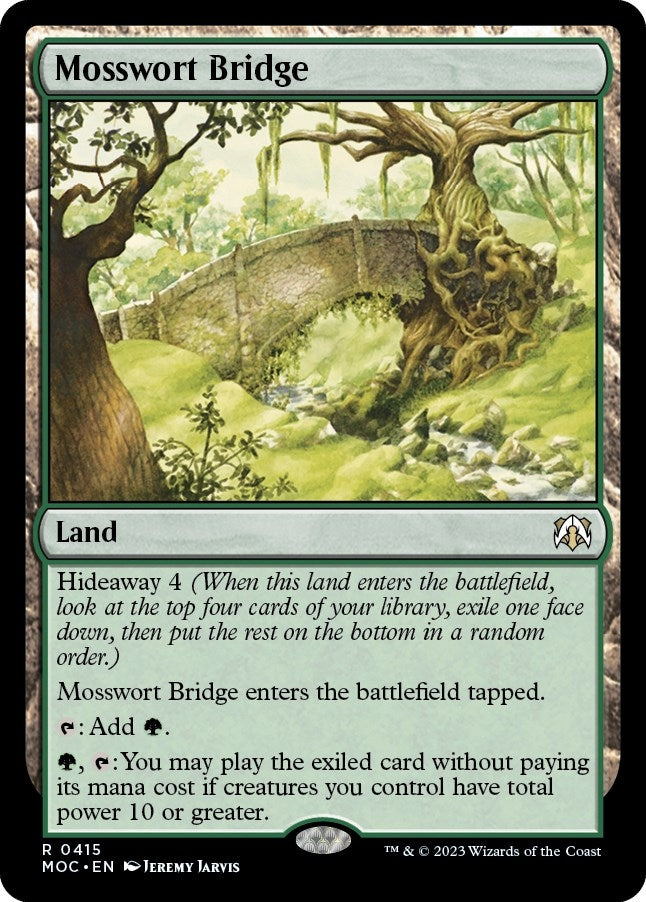 Image for Mosswort Bridge (415) (MOC) - Magic: The Gathering