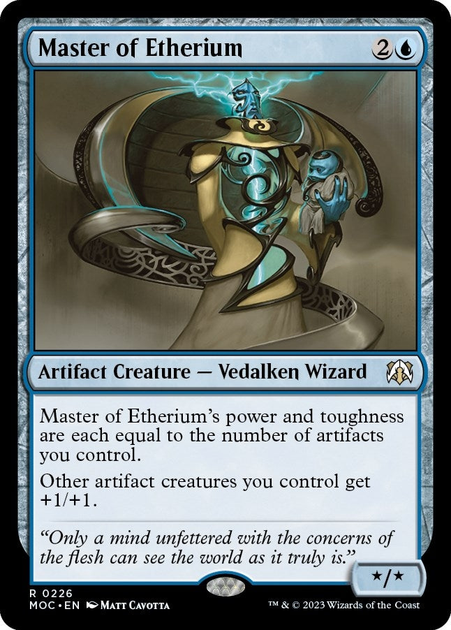 Image for Master of Etherium (226) (MOC) - Magic: The Gathering