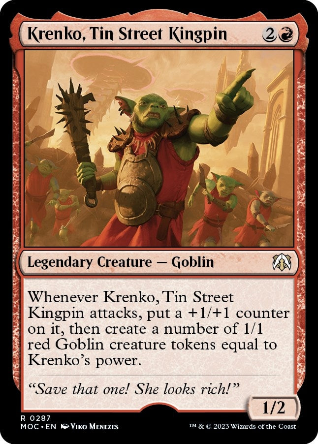 Image for Krenko, Tin Street Kingpin (287) (MOC) - Magic: The Gathering