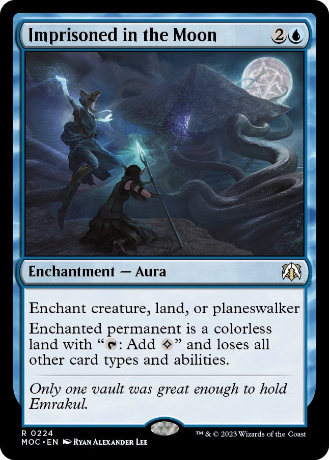 Image for Imprisoned in the Moon (224) (MOC) - Magic: The Gathering