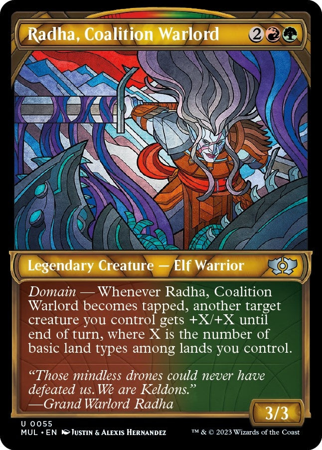 Image for Radha, Coalition Warlord (55) (MUL) - Magic: The Gathering
