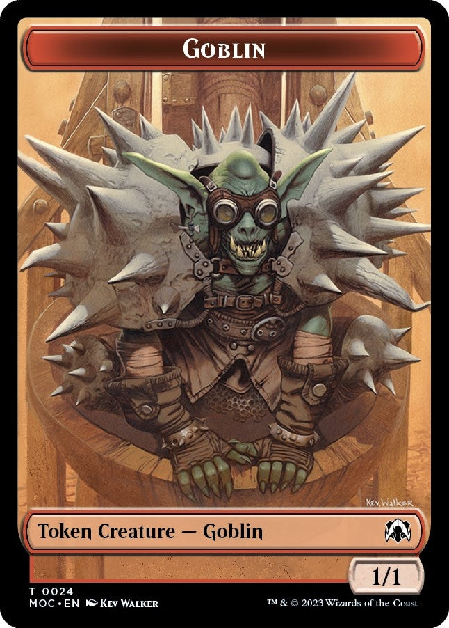 Image for Goblin // Eldrazi Double-sided Token (24 // 1) (MOC) - Magic: The Gathering