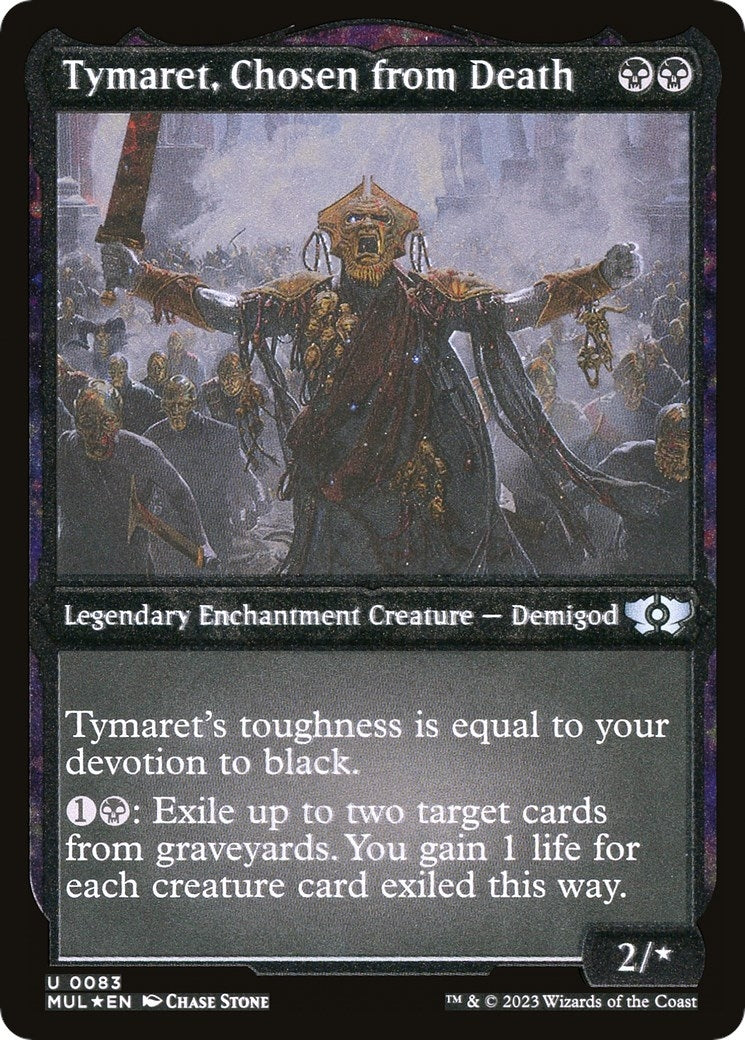 Image for Tymaret, Chosen from Death (Foil Etched) (83) (MUL) - Magic: The Gathering