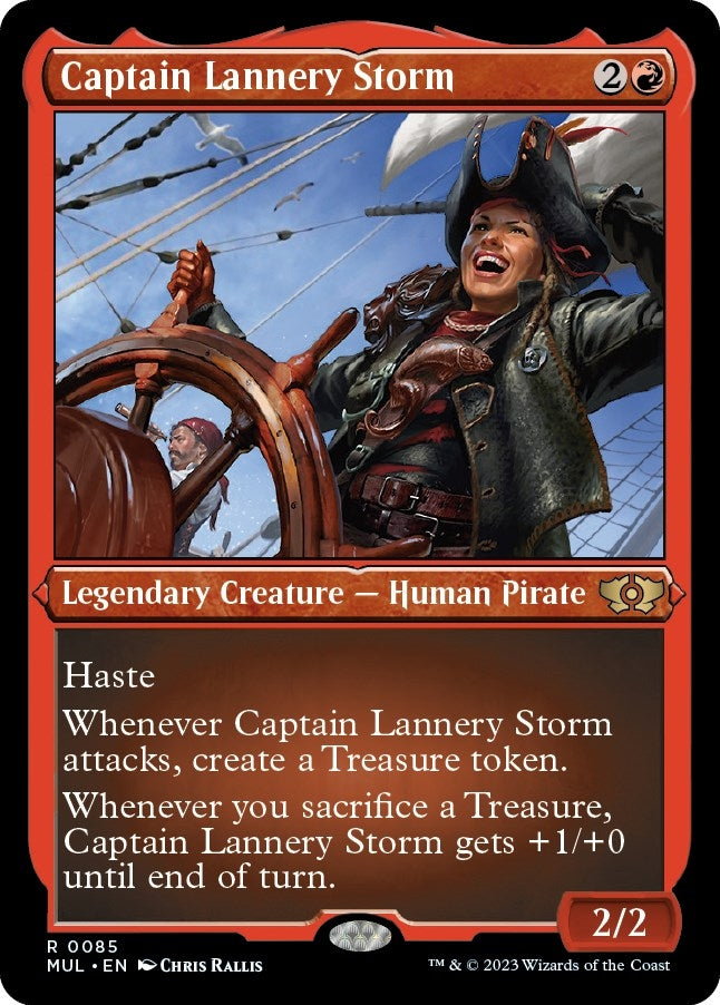 Image for Captain Lannery Storm (Foil Etched) (85) (MUL) - Magic: The Gathering