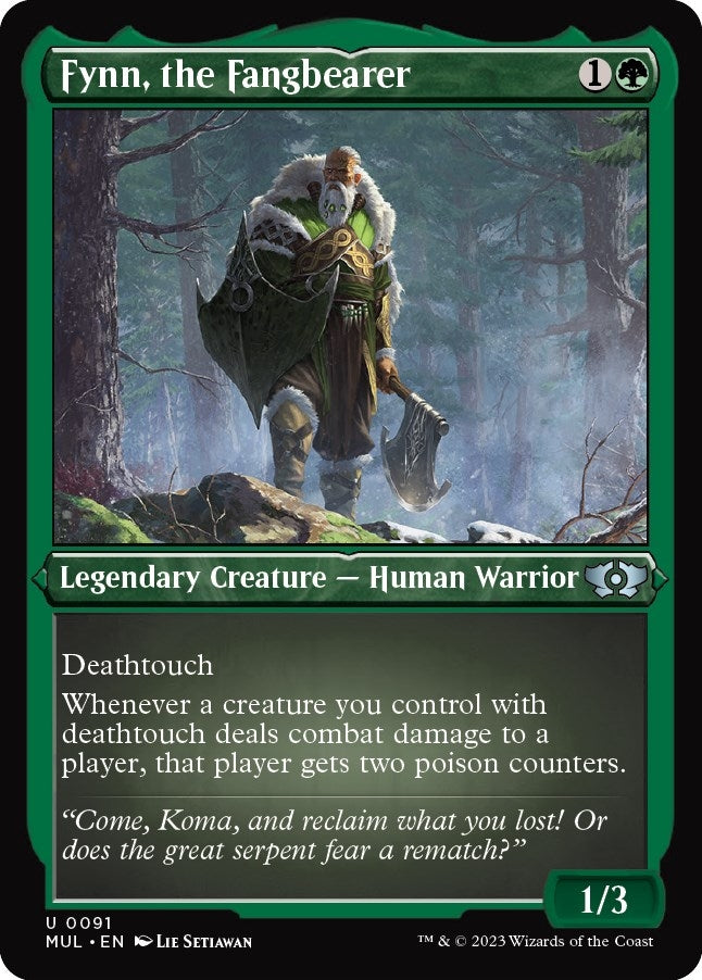 Image for Fynn, the Fangbearer (Foil Etched) (91) (MUL) - Magic: The Gathering