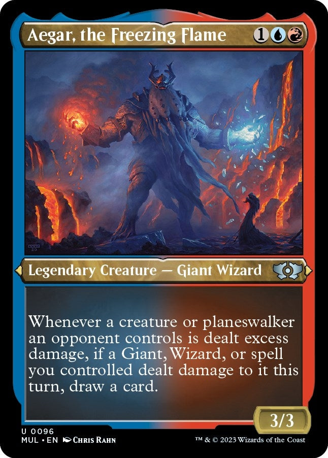 Image for Aegar, the Freezing Flame (Foil Etched) (96) (MUL) - Magic: The Gathering