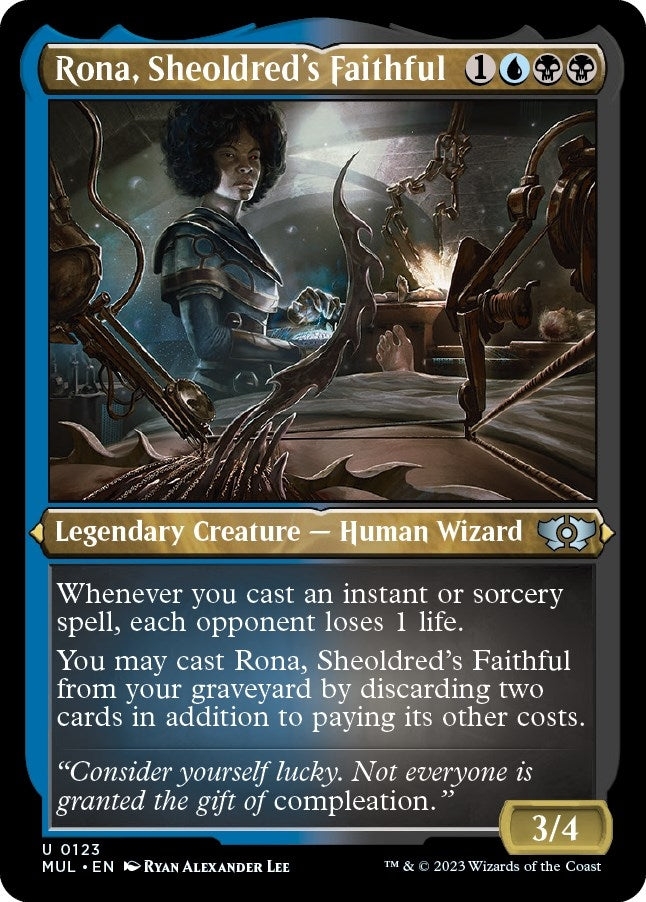 Image for Rona, Sheoldred's Faithful (Foil Etched) (123) (MUL) - Magic: The Gathering