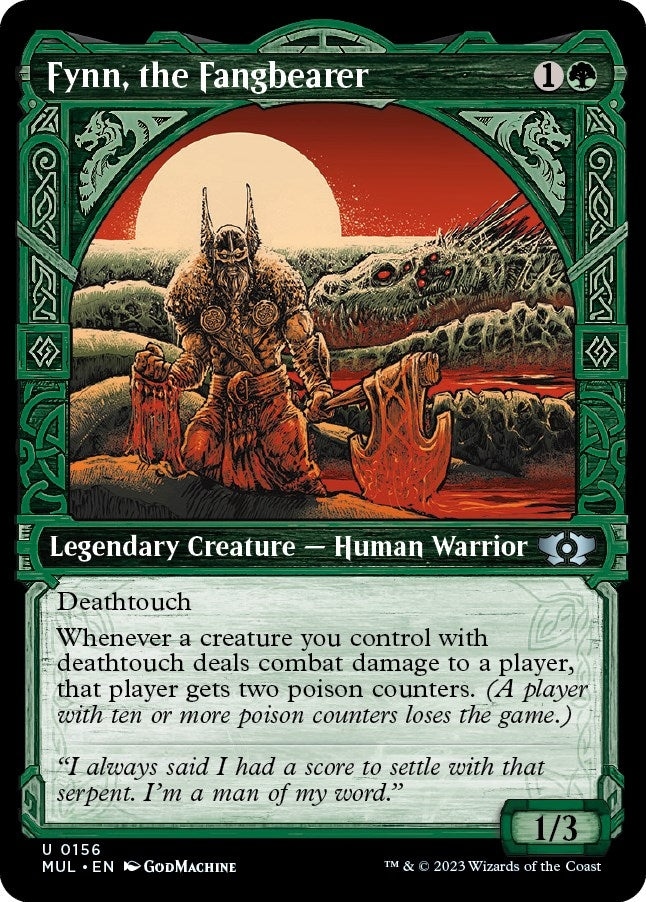 Image for Fynn, the Fangbearer (Halo Foil) (156) (MUL) - Magic: The Gathering