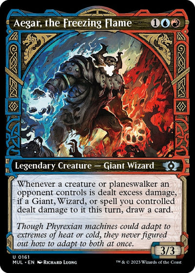 Aegar, the Freezing Flame (Halo Foil) (161) (MUL)