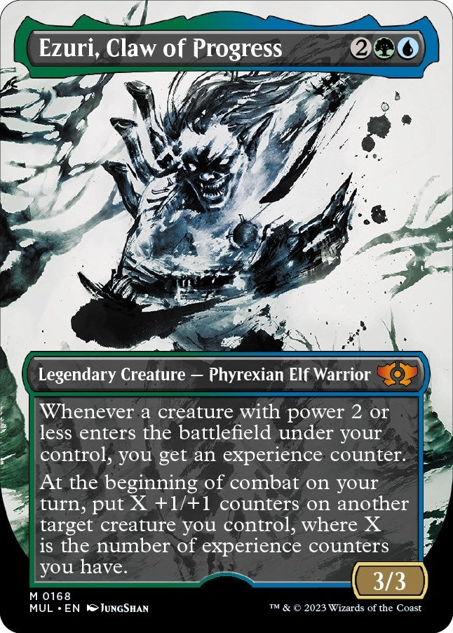 Image for Ezuri, Claw of Progress (Halo Foil) (168) (MUL) - Magic: The Gathering
