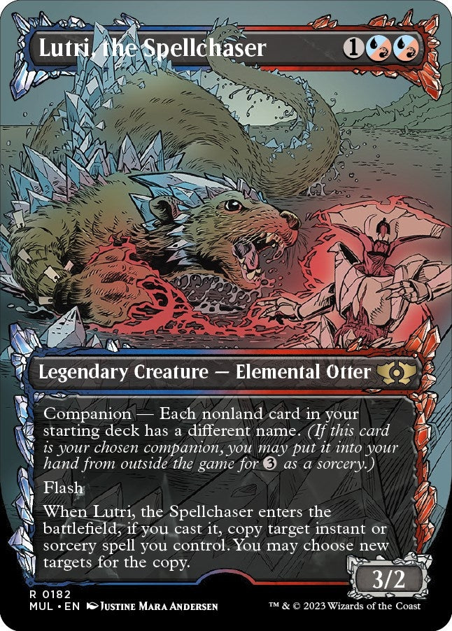 Image for Lutri, the Spellchaser (Halo Foil) (182) (MUL) - Magic: The Gathering