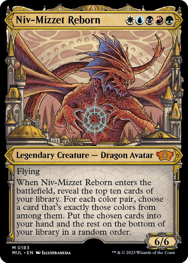 Image for Niv-Mizzet Reborn (Halo Foil) (183) (MUL) - Magic: The Gathering