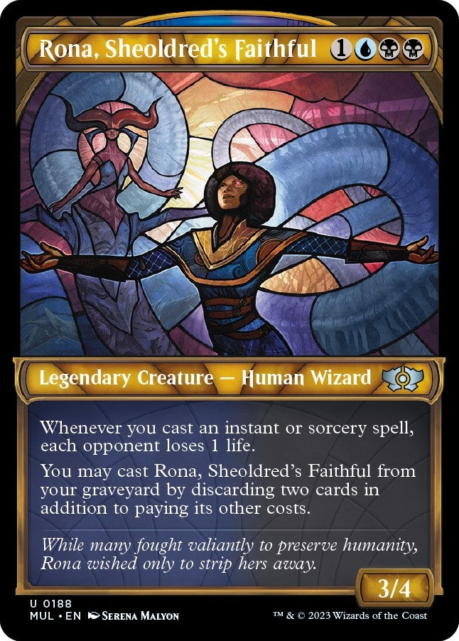 Image for Rona, Sheoldred's Faithful (Halo Foil) (188) (MUL) - Magic: The Gathering