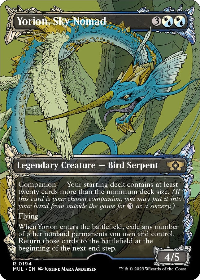 Image for Yorion, Sky Nomad (Halo Foil) (194) (MUL) - Magic: The Gathering