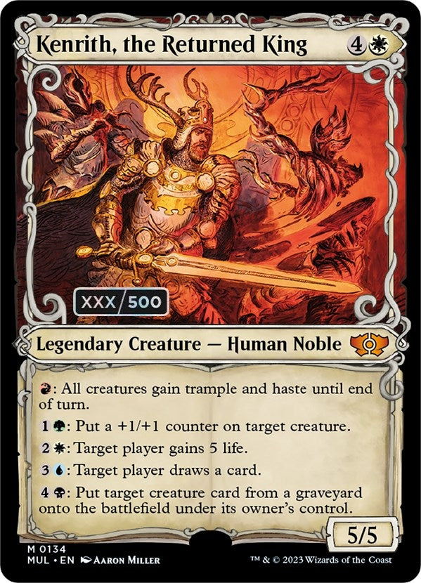 Image for Kenrith, the Returned King (Serial Numbered) (134) (MUL) - Magic: The Gathering