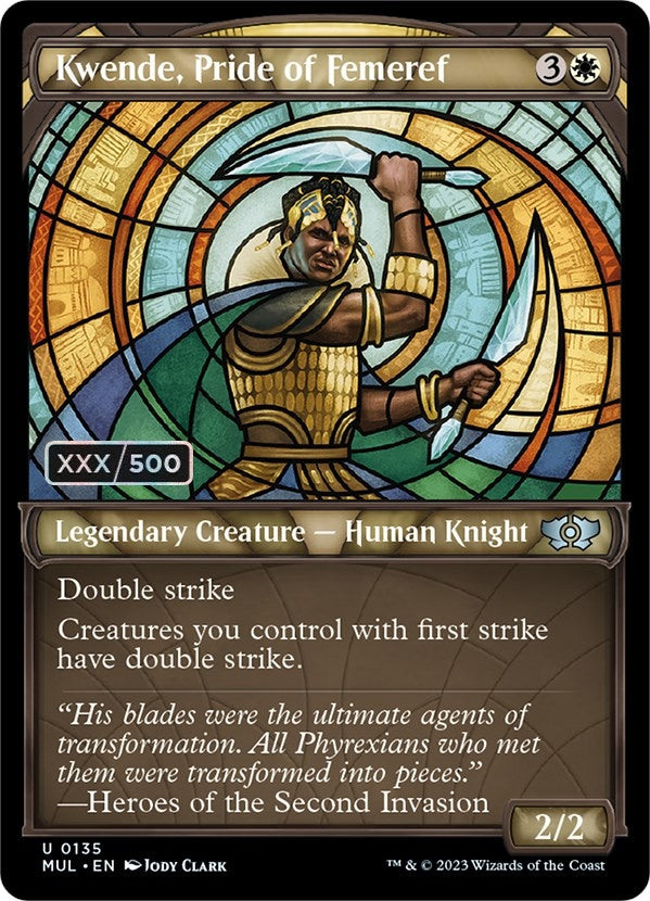Image for Kwende, Pride of Femeref (Serial Numbered) (135) (MUL) - Magic: The Gathering
