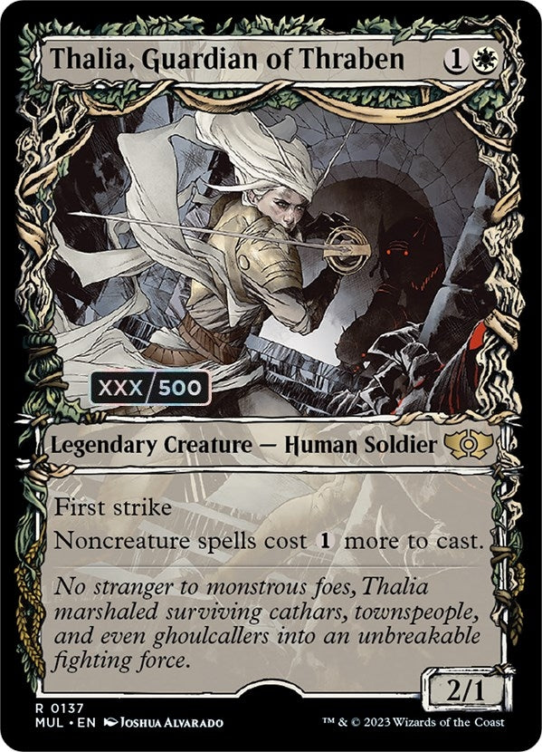 Image for Thalia, Guardian of Thraben (Serial Numbered) (137) (MUL) - Magic: The Gathering