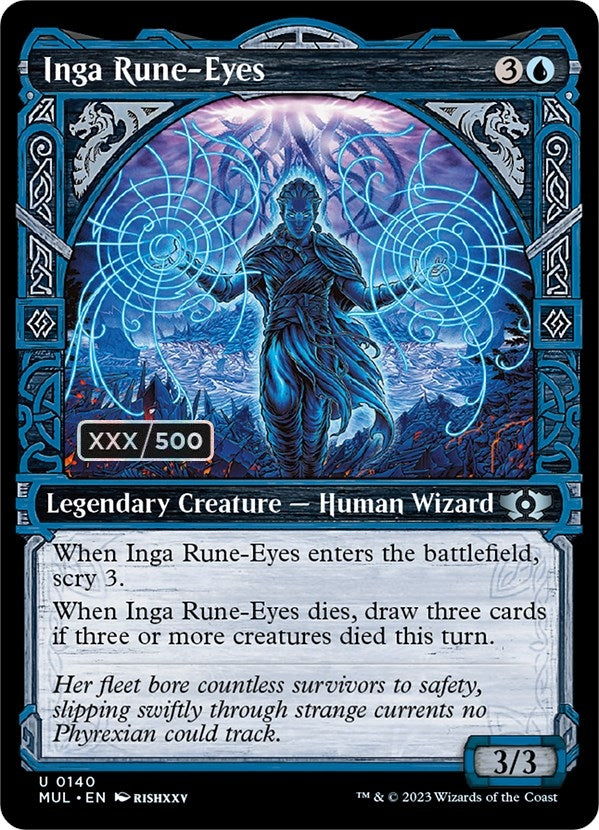 Image for Inga Rune-Eyes (Serial Numbered) (140) (MUL) - Magic: The Gathering