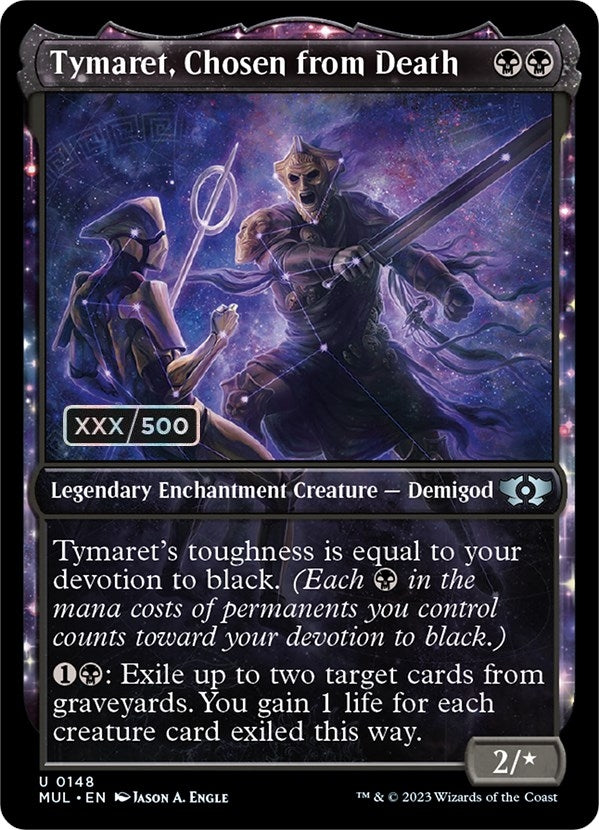 Image for Tymaret, Chosen from Death (Serial Numbered) (148) (MUL) - Magic: The Gathering