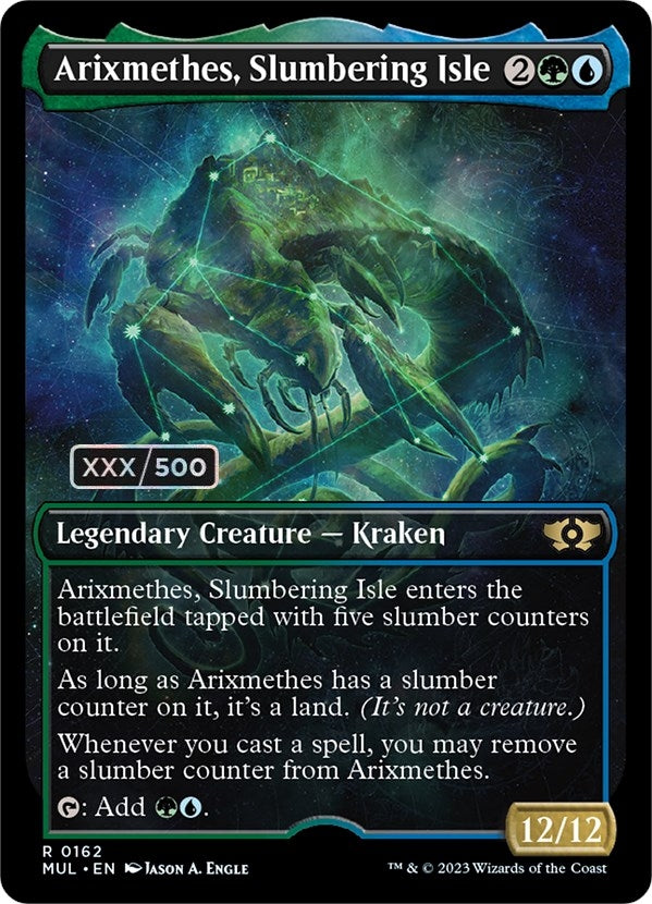 Image for Arixmethes, Slumbering Isle (Serial Numbered) (162) (MUL) - Magic: The Gathering