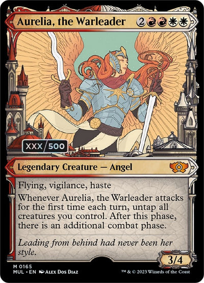 Aurelia, the Warleader (Serial Numbered) (165) (MUL)