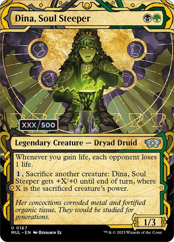 Image for Dina, Soul Steeper (Serial Numbered) (167) (MUL) - Magic: The Gathering