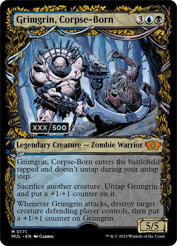 Image for Grimgrin, Corpse-Born (Serial Numbered) (171) (MUL) - Magic: The Gathering